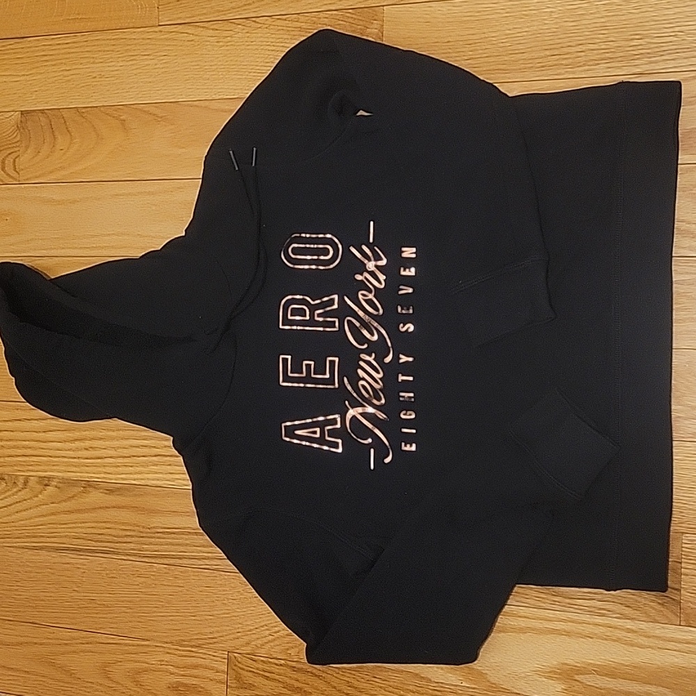 Aeropostale Classic Black Hoodie